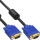 InLine® S-VGA Kabel Premium, 15pol HD Stecker / Stecker, schwarz, 1m