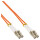 InLine® Fiber Optical Duplex Cable LC/LC 50/125µm OM2 1m