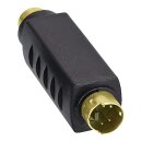 InLine® S-Video Adapter active 4 Pin male to RCA female gold plated