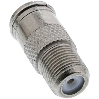 InLine Adapter F-Quick male SAT to F female SAT