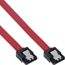InLine® SATA Cable for 150 / 300 / 600 S-ATA links with latches 0.5m