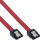 InLine® SATA Cable for 150 / 300 / 600 S-ATA links with latches 0.5m