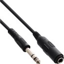 InLine® Jack Extension 6.3mm Stereo male to female 5m