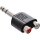 InLine® Audio Adapter 6.3mm Stereo male to 2x RCA female