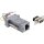 InLine® Adapter 9 Pin Sub-D female to RJ45 female