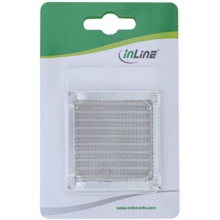 InLine® Lüftergitter, Aluminium Filter, 60x60mm