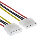 InLine® Power Supply Extension Cable 4 Pin Molex male...