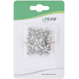 InLine® Schraubenset, für 3,5 Festplatten, 50-teilig