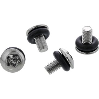 InLine Screw Set for mainboard with rubber washers metric 10 pcs.