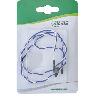 InLine® Strom Reset-Taster, mit Kabel, 0,3m