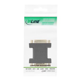 InLine® DVI-D Adapter, Digital 24+1 Buchse / Buchse (Kupplung)