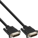 InLine® DVI-I Cable Digital / Analog 24+5 male to male Dual Link w/o ferrite 1.8m