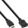 InLine® HDMI Cable High Speed Cable male to female gold plated black 1m