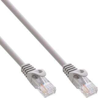 InLine® Patch Cable U/UTP Cat.5e grey 0.5m