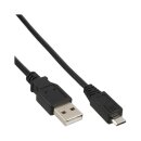 InLine® Micro USB 2.0 Cable USB-A Plug to Micro-B Plug 1.5m