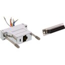 InLine® Adapter 25 Pin Sub-D female to RJ45 female...