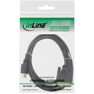 InLine HDMI to DVI Cable male to 18+1 male gold plated 1.5m