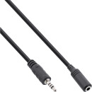 InLine® Audio Adapter Cable 4 Pin 2.5mm male to 4 Pin 3.5mm female 0.2m