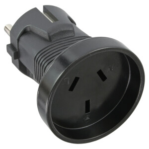 InLine® Travel Adapter Type F to I German to...