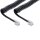InLine® Spiralkabel, RJ10 Stecker / Stecker, max. 4m schwarz, 1:1 belegt