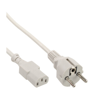 InLine® Power Cable Type F German to IEC connector...