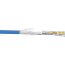 InLine® Patch Cable SF/UTP Cat.5e AWG26 CCA PVC blue 100m