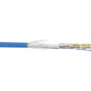 InLine® Patch Cable SF/UTP Cat.5e AWG26 CCA PVC blue...