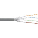 InLine® Patch Cable S/FTP PiMF Cat.6 grey AWG27 PVC CU 100m