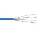 InLine® Patch Cable S/FTP PiMF Cat.6 blue AWG27 PVC...