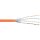 InLine® Patch Cable S/FTP PiMF Cat.6 orange AWG27 PVC CU 100m