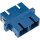 InLine® LWL Kupplung, Duplex SC/SC, singlemode, blau, Keramik-Hülse, zum Einbau