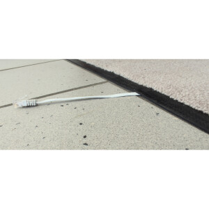 InLine® Flat Ultraslim Patch Cable U/UTP Cat.6 Gigabit ready white 15m