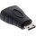 InLine® HDMI Adapter HDMI A female to HDMI C male 4K/60Hz black/gold