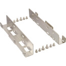 InLine® Two 2.5" HDD / SSD to 3.5" size bracket kit only bracket and screws