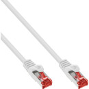 InLine® Patch Cable S/FTP PiMF Cat.6 250MHz PVC copper white 0.3m