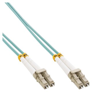 InLine® LWL Duplex Kabel, LC/LC, 50/125µm, OM3, 3m