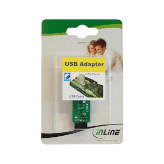 InLine® USB 2.0 Adapter, 2x Buchse A auf Pfostenanschluss