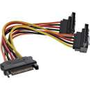 InLine® SATA Power Y-Cable SATA socket to 2x SATA...