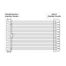 InLine® Slotblech Parallel, mit 25pol Sub D Buchse an 26-pol Buchsenleiste, 0,5m
