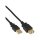 InLine® USB 2.0 Extension Cable Type A male to A female gold plated black 2m