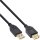 InLine® USB 2.0 Verlängerung, USB-A Stecker / Buchse, schwarz, Kontakte gold, 3m