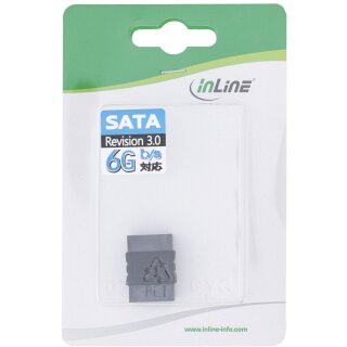 InLine® SATA Adapter Buchse / Buchse, zum Verlängern