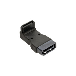InLine® SATA Adapter Stecker / Buchse, gewinkelt nach unten