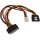 InLine® SATA Stromadapterkabel, SATA Buchse an SATA Stecker + 8,89cm (3,5") Stecker