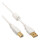 InLine® USB 2.0 Cable Type A to B white / gold with ferrite choke 5m