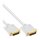 InLine® DVI-D Cable 24+1 male to male DVI Dual Link white / gold 3m