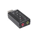 InLine® USB Sound Card with Virtual 7.1 Surround Sound