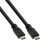 InLine® HDMI High Speed Cable with Ethernet male to male gold plated black 7.5m