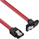 InLine® SATA 6Gb/s Cable with latches angled 0.3m