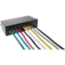 InLine® Flat Ultraslim Patch Cable U/UTP Cat.6 Gigabit ready red 10m